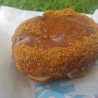 Biscoff filled donut at Batch'd in Sunderland