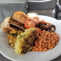 Full vegan breakfast at The Royal Oak  in Lingfield