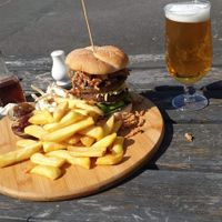 Burger at The Royal Oak  in Lingfield