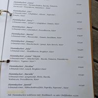 Veganer Flammkuchen 17,90€ Karte Juli 2025 at Altes Pfarrhaus Monreal in Monreal