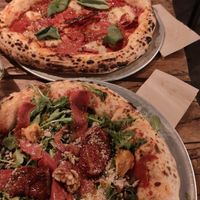 Evil pimp and Rocketboys at Pretty Pizza in Munich