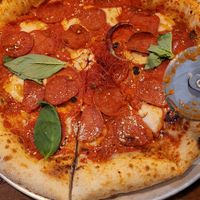 Pepperoni pizza! at Pretty Pizza in Munich