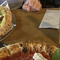 Three different kinds of pizza   at Pretty Pizza in Munich