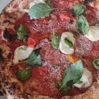 Buffalo pizza to go  at Pretty Pizza in Munich