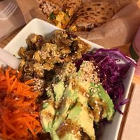Detox Buddha Bowl & Tofu Scramble Burrito  at Heirloom Food Company in Danielson
