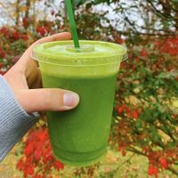 Green Zion smoothie  at Heirloom Food Company in Danielson