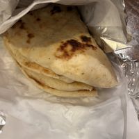 vegan naan  at Shital's Indian Vegetarian Food in West Dover