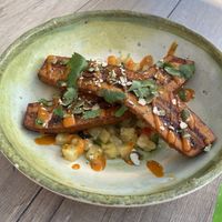 Plantain appetizer   at Loco Boys Brewing Company in Traverse City
