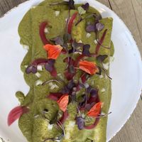 Vegan enchiladas   at Loco Boys Brewing Company in Traverse City