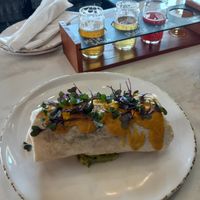 De Verdura vegan burrito at Loco Boys Brewing Company in Traverse City