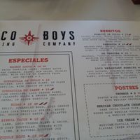 vegan options (V), vegetarian (VG) at Loco Boys Brewing Company in Traverse City