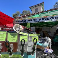 Vegan Fruit Vinegar Drinks  at Delray Green Market in Delray Beach