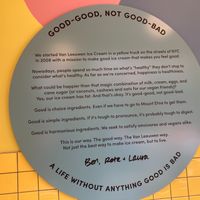 Sign in store at Van Leeuwen Ice Cream - Chelsea in New York City