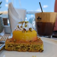 Orange Sunset at ArtKaterina Pastry & Cafe  in Kefalonia