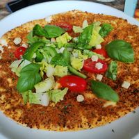 Pizza at Martin's Musikcafé in Doemitz