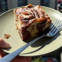 Cinnamon buns   at Delight in Plymouth