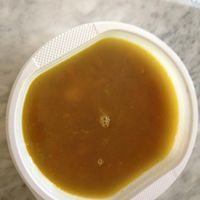 Radha lentil soup at Radha Cuisine in Timisoara