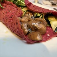 Artesano crepe with mushrooms & veggies   at Artesano 81 by Crepes & Waffles in Cundinamarca