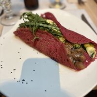 Artesano crepe with mushrooms & veggies   at Artesano 81 by Crepes & Waffles in Cundinamarca