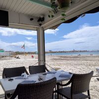 Outside seating at Fronte Mare in Alghero