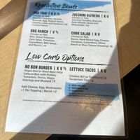 Menu  at The Rage in Niles