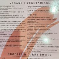Good selection #Veganuary at District 6 in Louisville