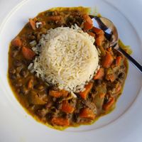 Veggie curry at Pharos in Tobermory