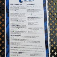 Menu at Pharos in Tobermory