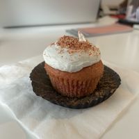Strawberry Crunch Cupcake 🧁 sweet and satisfies the craving 🍓  at Good Cakes and Bakes in Detroit