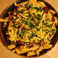 Poutine vegan at Moselstübchen in Cologne