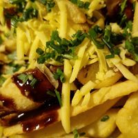 Poutine vegan at Moselstübchen in Cologne