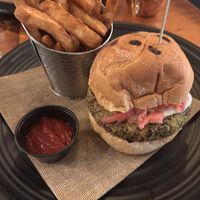 vegan burger  at 317 Main Street in Farmingdale