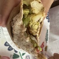 Falafel wrap  at Nom Nom in Bucharest