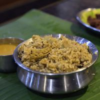 Veg Chick'n dum biryani. Made using jeera samba rice.  at Kootansoru in Coimbatore