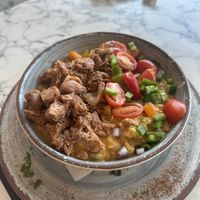 Southwest bowl with jackfruit!   at The Queen of Squash in Peoria