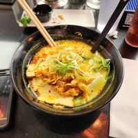 Curried tofu ramen at Noodle Boulevard in Cary