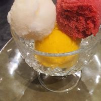 Sorbet at Del Mama in Paris