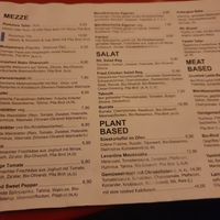 Menu excerpt at Café NIL in Vienna