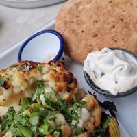 Blumenkohl mit Joghurt at Café NIL in Vienna
