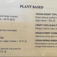 Plant-based Menu seems to change every few months.  at Earls Kitchen + Bar - Calgary Trail NW in Edmonton