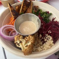 Lemon Tahini Bowl with Tempeh   at Dale and Dollops in Ocean Grove