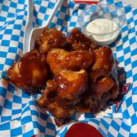 My non vegan friends and I all loved the BBQ cauliflower bites!  at Dale and Dollops in Ocean Grove