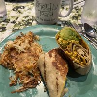 vegan breakfast burrito  at The Friendly Toast in Dedham