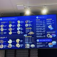 Menu  at Insomnia Cookies in Cincinnati