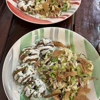 Falafel salad at The Happy Matbakh in Kuching