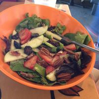 big salad at Green New American Vegetarian in Tempe