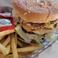 Wap Burger at Green New American Vegetarian in Tempe