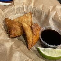 Samosas   at Green New American Vegetarian in Tempe