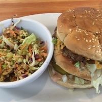 Big Wac with Tahini Coleslaw at Green New American Vegetarian in Tempe