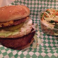 Big Wac with Tahini Coleslaw at Green New American Vegetarian in Tempe
